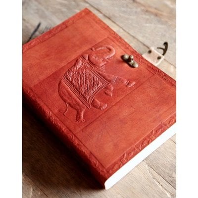 Ten Thousand Villages Leather Elephant Journal