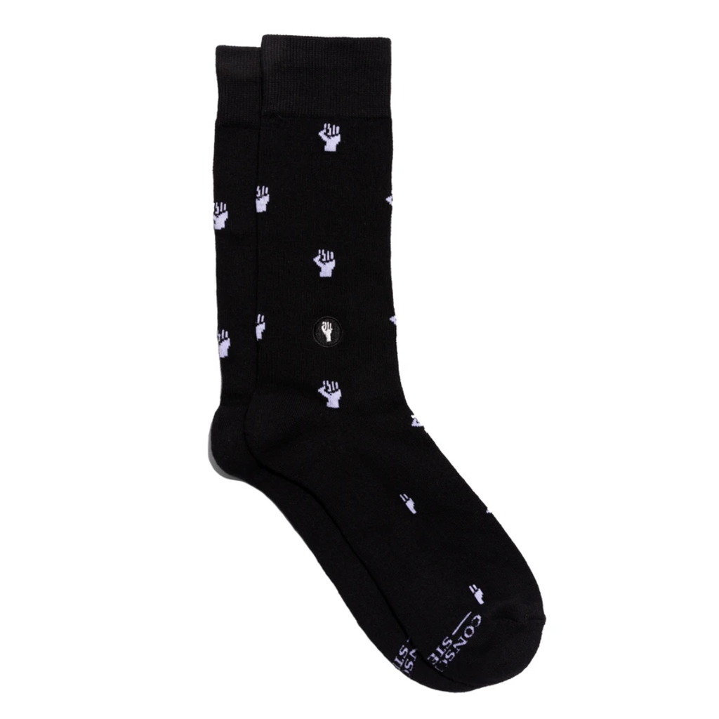 Conscious Step Socks that Fight for Equality: Black