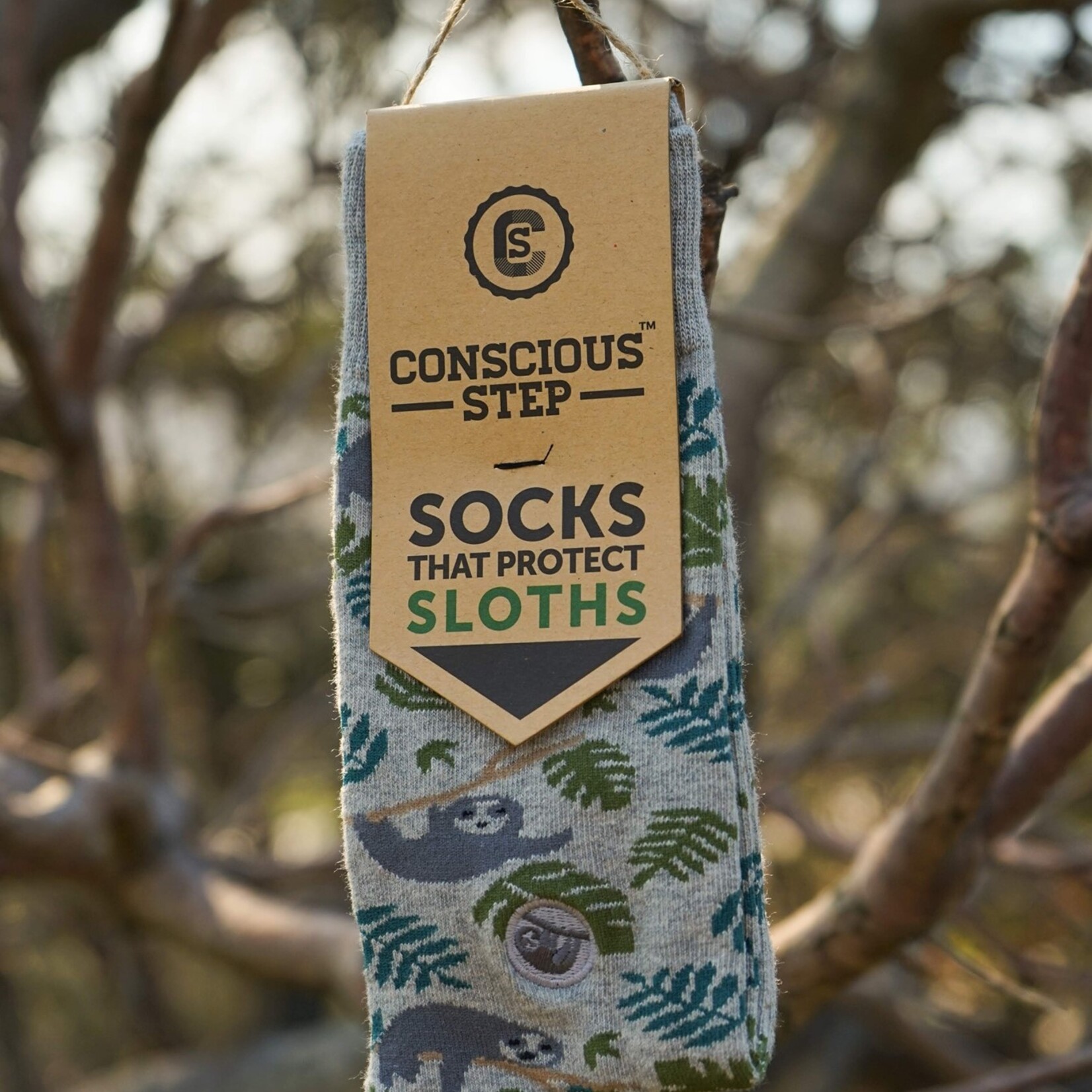 Conscious Step Socks that Protect Sloths
