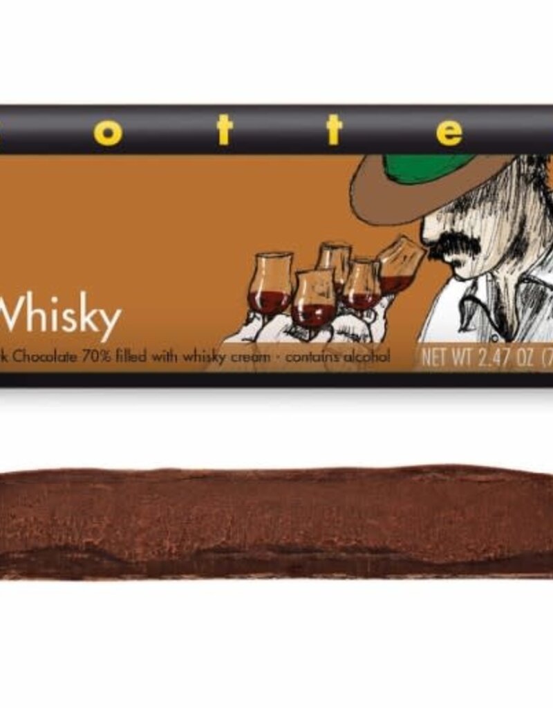 Zotter Chocolate Whisky Hand Scooped Dark Chocolate