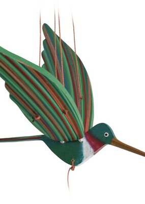 Tulia's Artisan Gallery Flying Mobile: Ruby-Throated Hummingbird