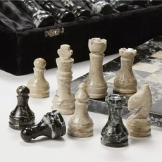 Ten Thousand Villages Mountainside Chess Set Stone