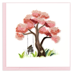Quilling Card Blossoming Love Tree Quilled Card