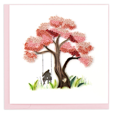 Quilling Card Blossoming Love Tree Quilled Card