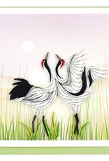 Quilling Card Whooping Cranes Quilled Card