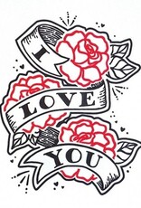 Good Paper Tattoo Love Greeting Card