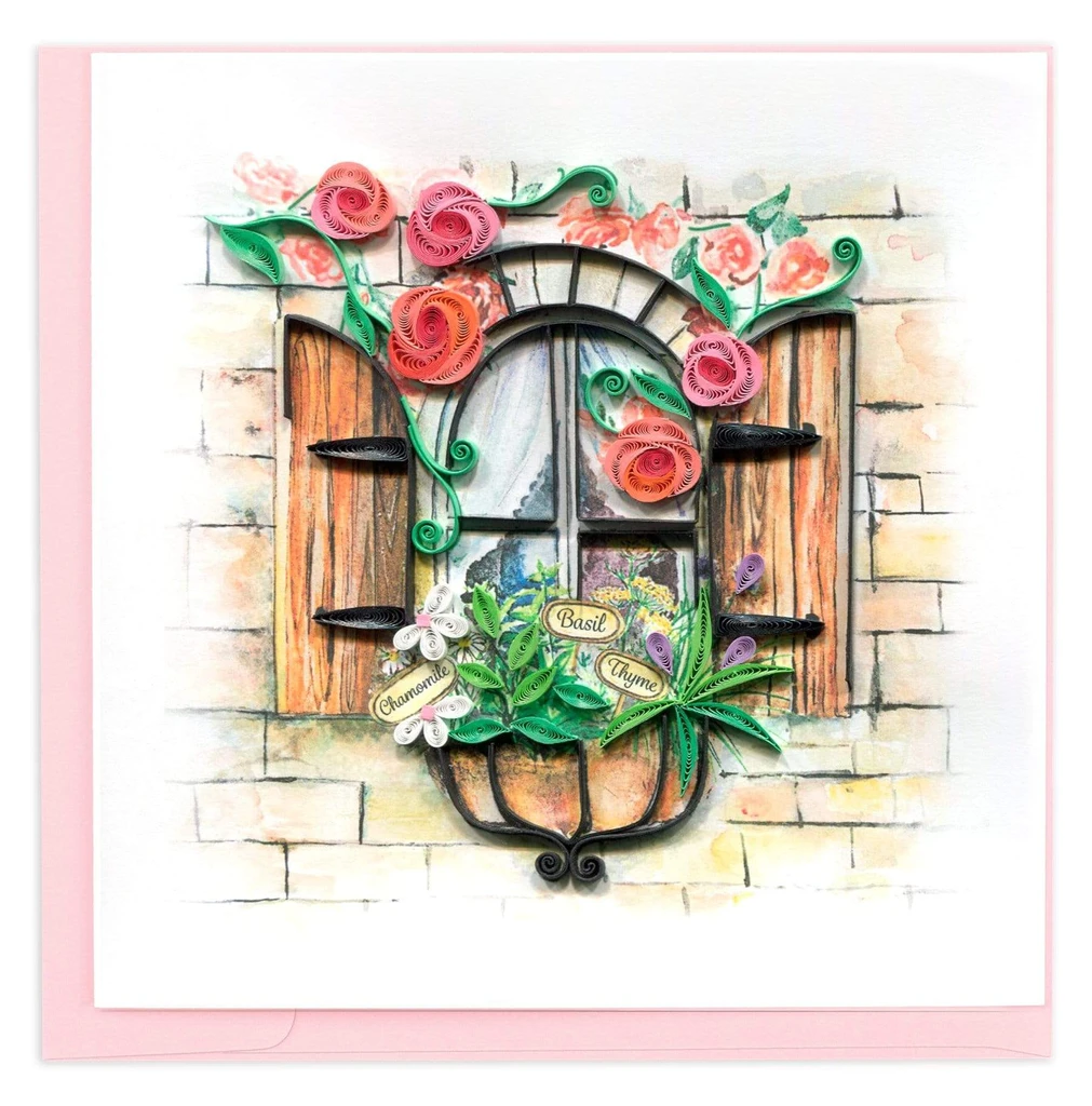 Flower Bouquet Quilling Card - Global Gifts