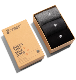 Conscious Step Gift Box: Socks that Save Dogs