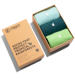 Conscious Step Gift Box: Socks that Protect Rainforests