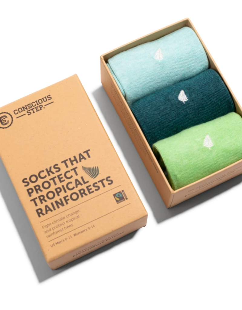 Conscious Step Gift Box: Socks that Protect Rainforests