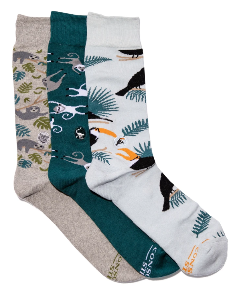 Conscious Step Gift Box: Socks that Protect Rainforest Animals