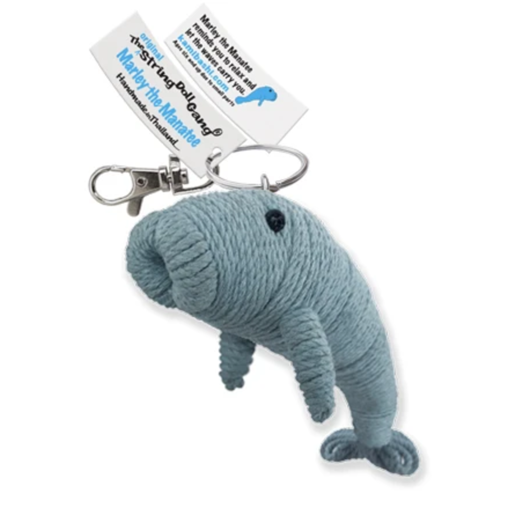 Marley the Manatee String Doll Keychain Global Gifts
