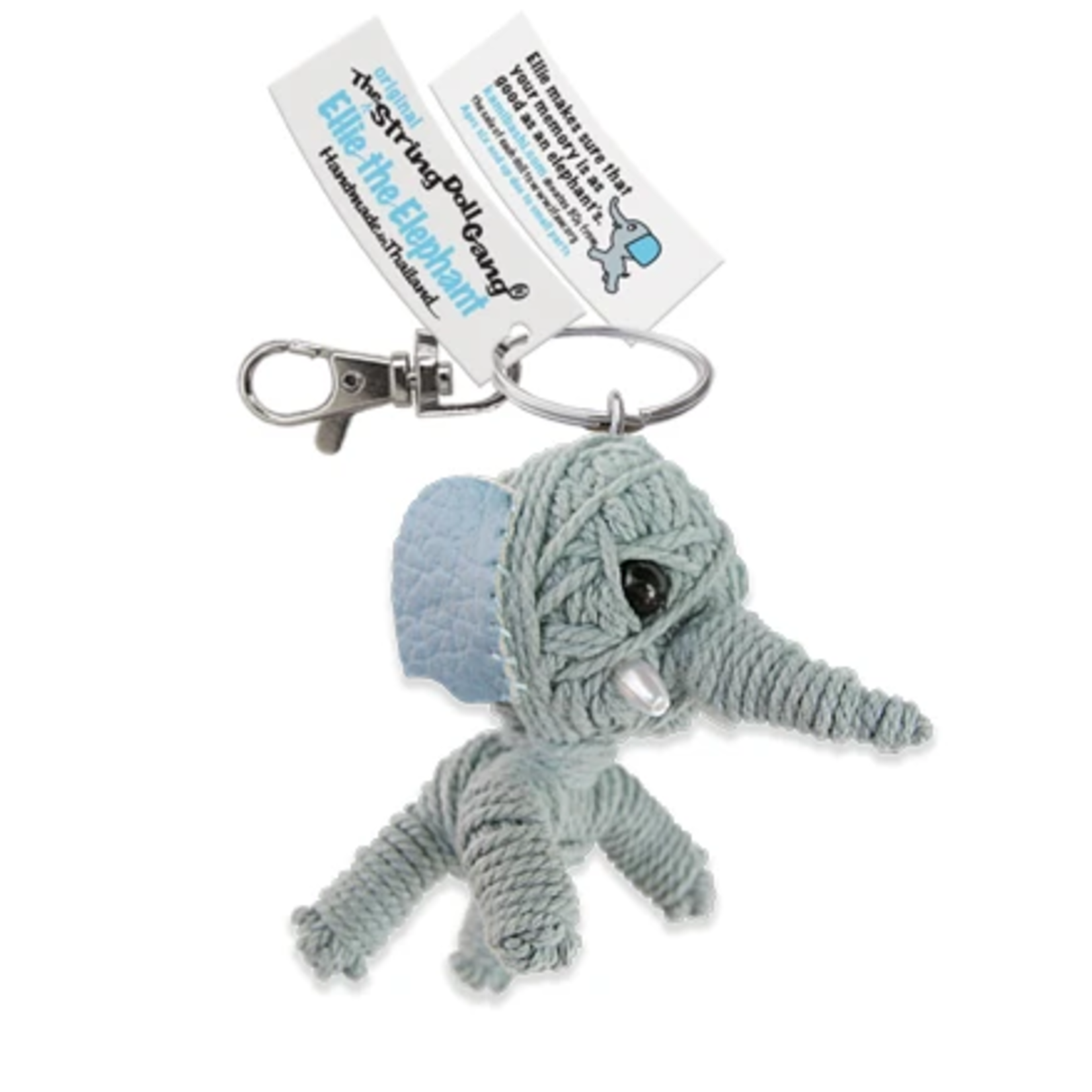 Kamibashi Ellie the Elephant String Doll Keychain