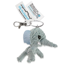 Kamibashi Ellie the Elephant String Doll Keychain