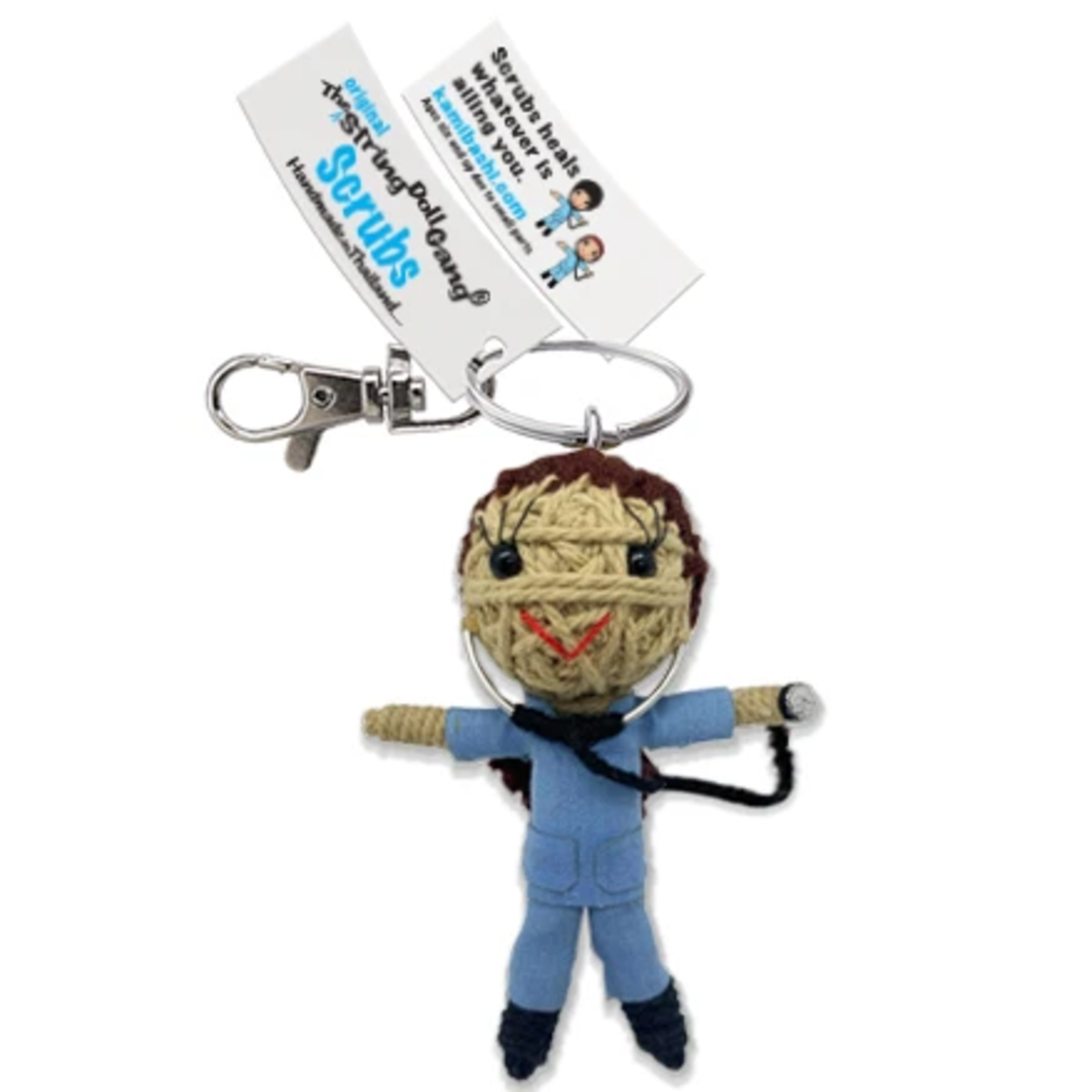 Kamibashi Scrubs Long Hair String Doll Keychain