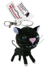 Kamibashi Winston the Cat String Doll Keychain