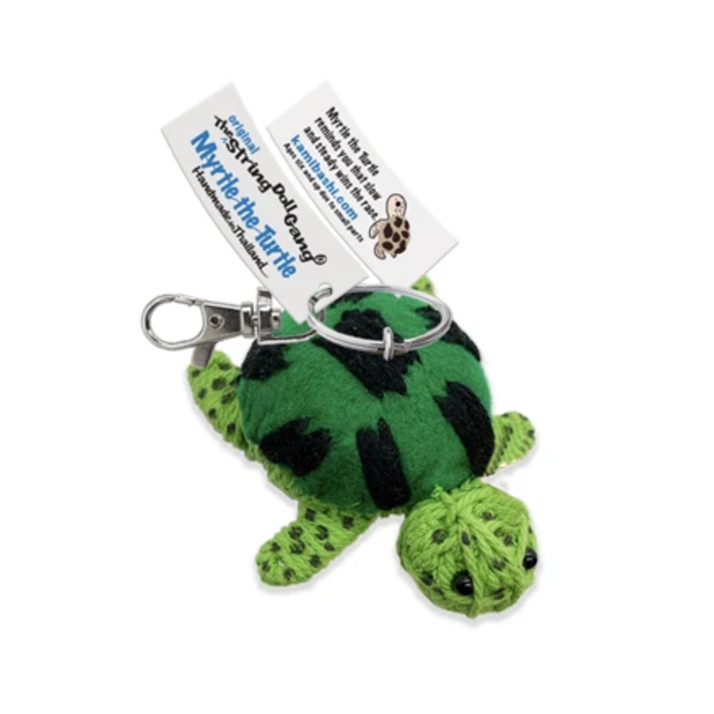 Kamibashi Myrtle the Turtle String Doll Keychain