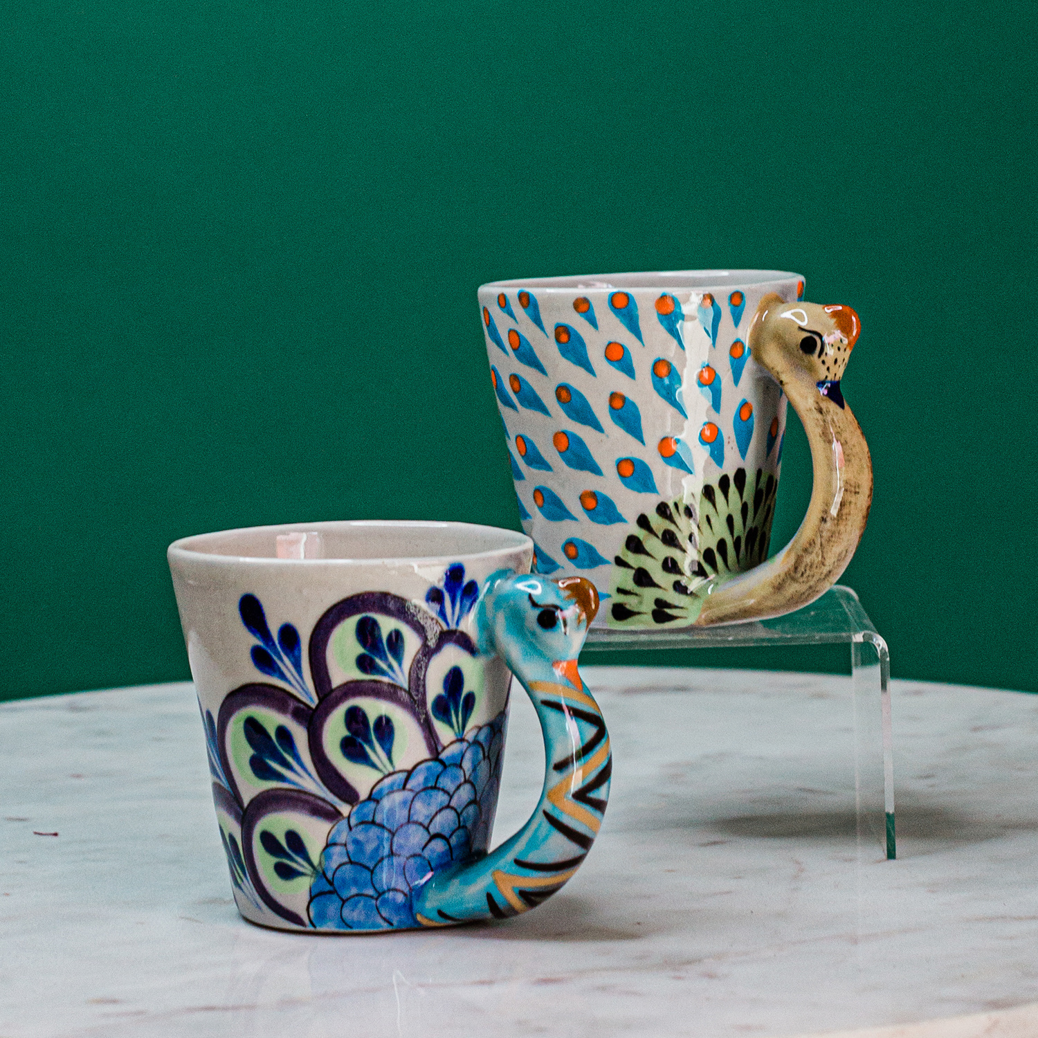 [Image: lucias-imports-guatemalan-pottery-peacock-mug-pavo.jpg]