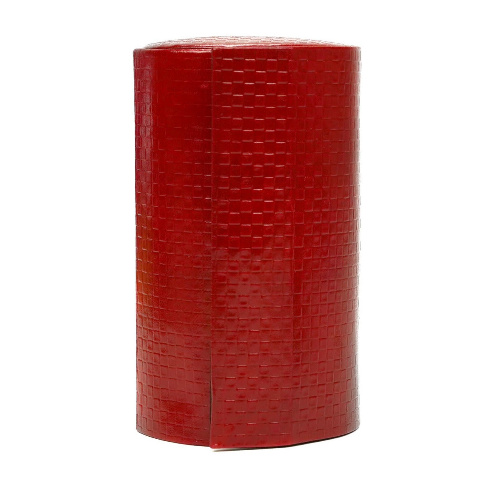 Minga Imports Tiered Leather Jewelry Case Red