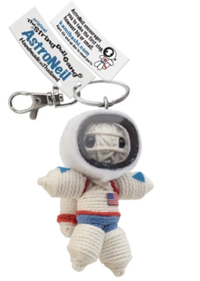 Kamibashi Astronaut White String Doll Keychain