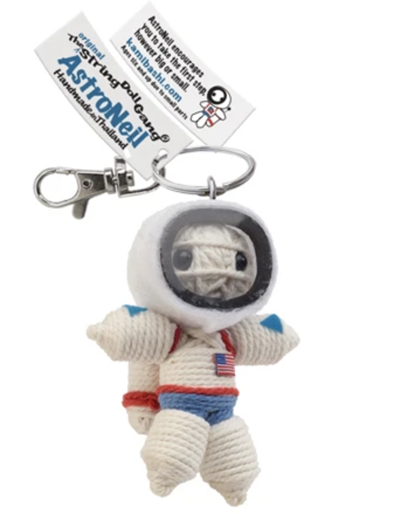 Kamibashi Astronaut White String Doll Keychain