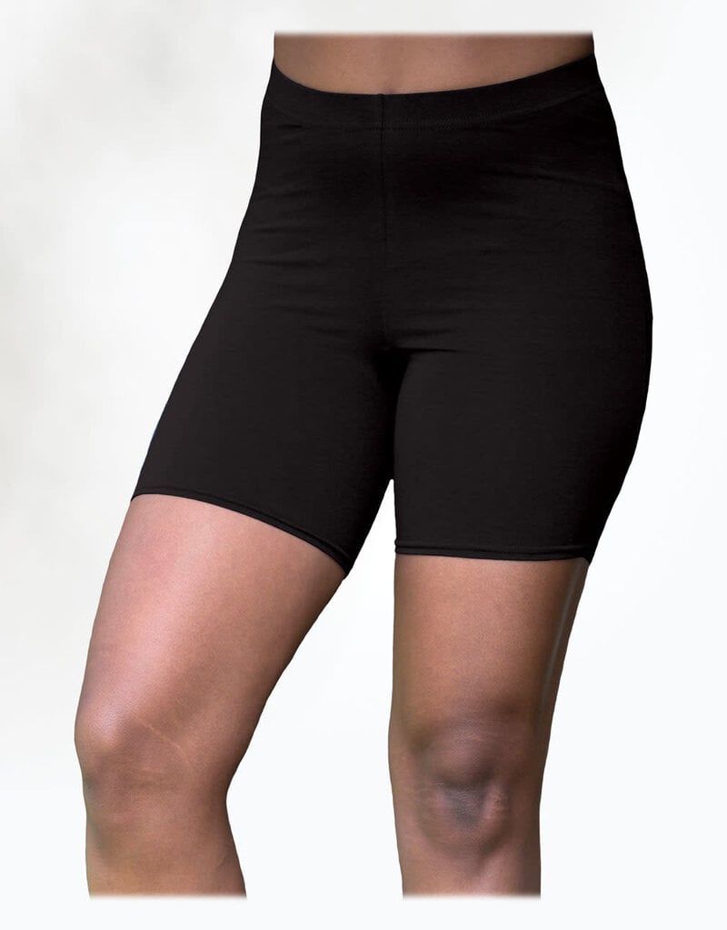 Plus Size Basic Organically Grown Cotton Biker Shorts