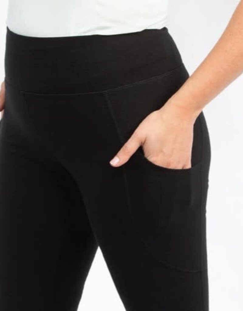 Maggie's Organics Blackout Organic Cotton Ankle Leggings