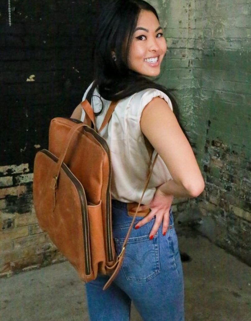 Fair Anita Voyager Leather Backpack