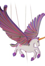 Tulia's Artisan Gallery Flying Mobile: Blue Unicorn