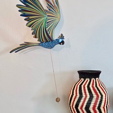 Tulia's Artisan Gallery Flying Mobile: Cockatiel Parrot