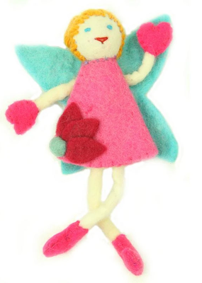 Global Crafts Felt Tooth Fairy Doll: Blonde Hair