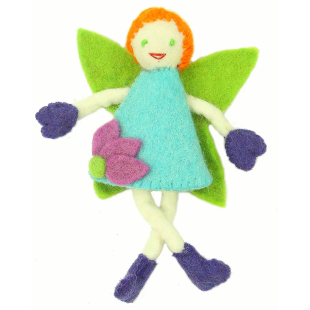 Global Crafts Felt Tooth Fairy Doll: Red Hair