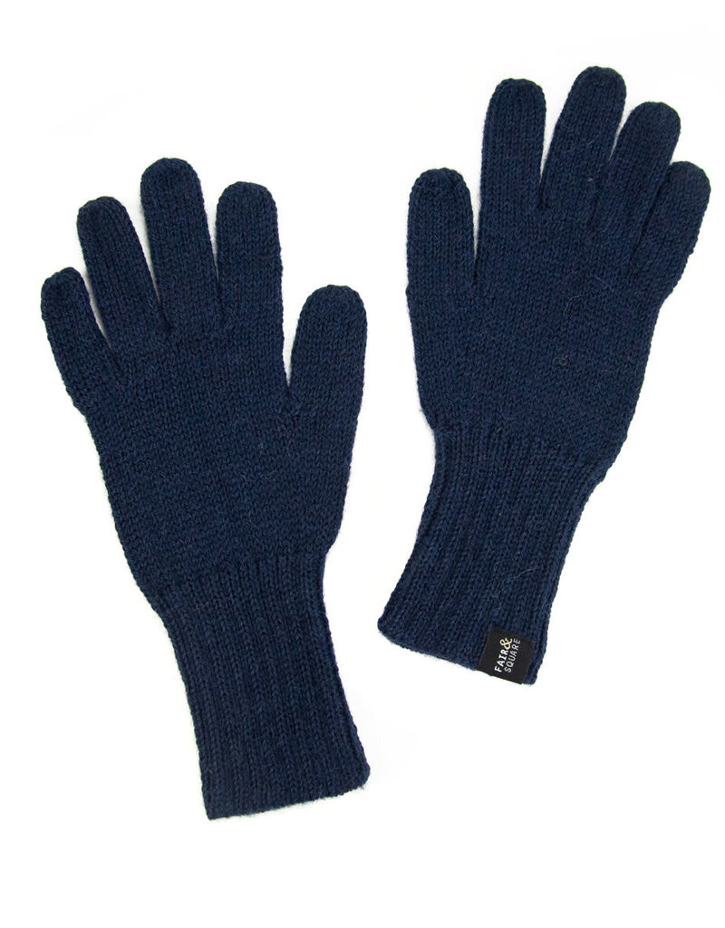 Minga Imports Gelid Alpaca Blend Gloves Dark Blue