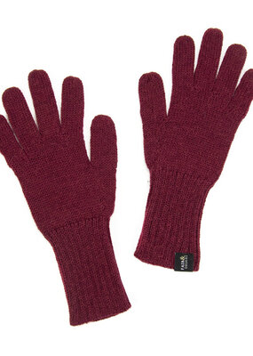 Minga Imports Gelid Alpaca Blend Gloves Burgundy