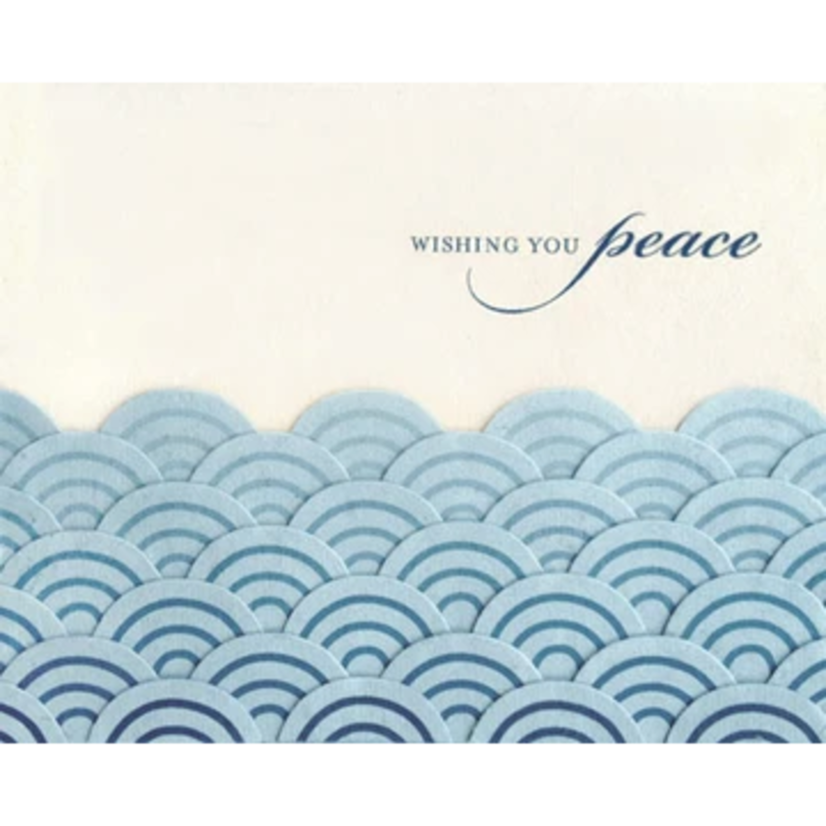 Good Paper Peaceful Waves Sympathy Card