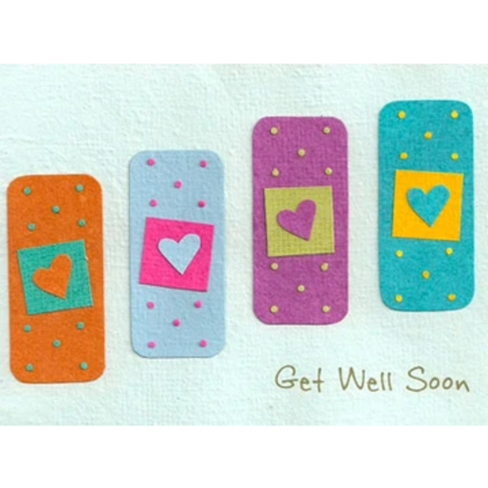 Good Paper Get Well Bandages Sympathy Card