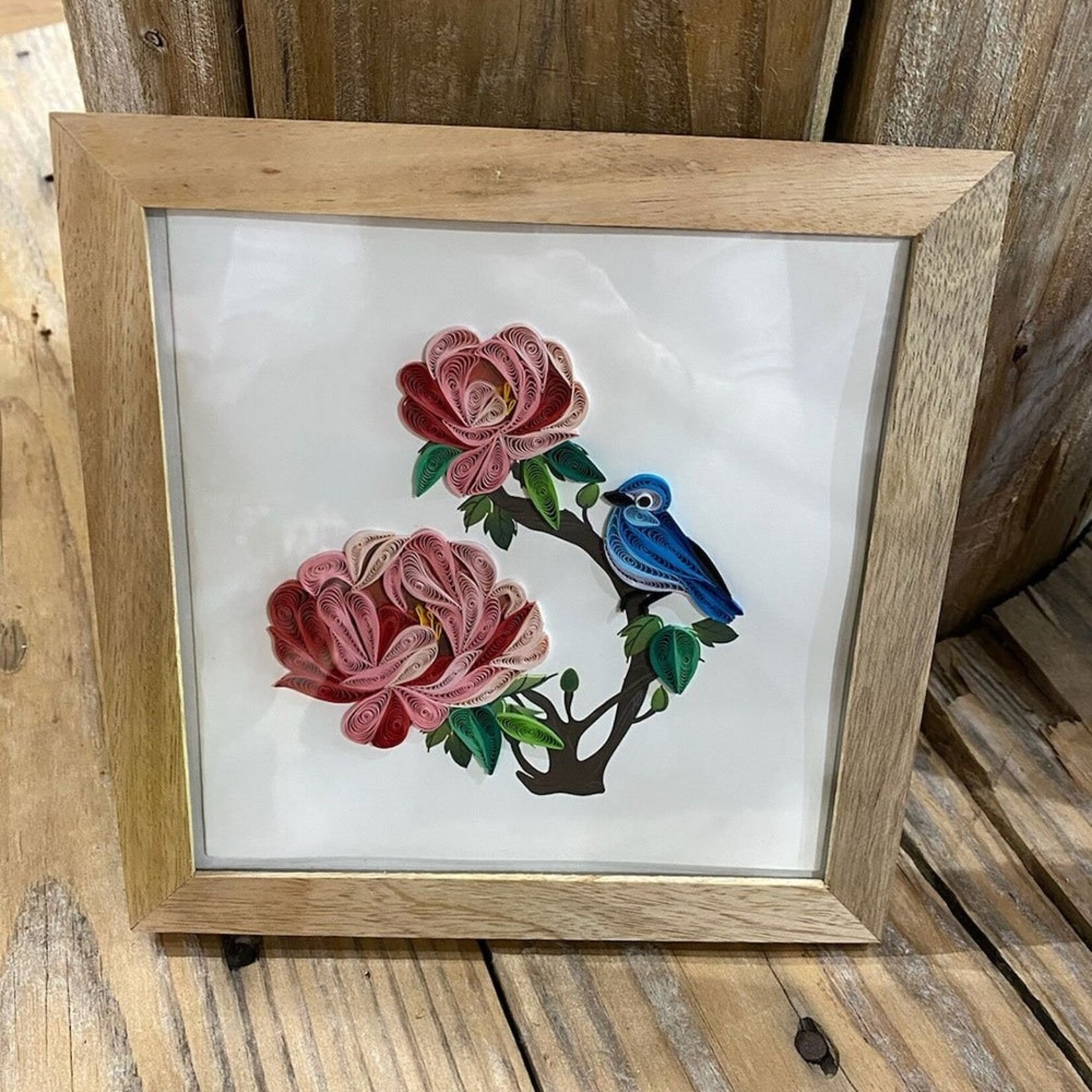 Matr Boomie Bimala Wood Quilled Card Frame 6x6
