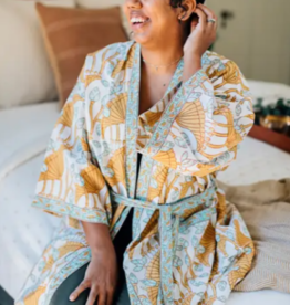 Ten Thousand Villages Rest & Relaxation Cotton Bathrobe