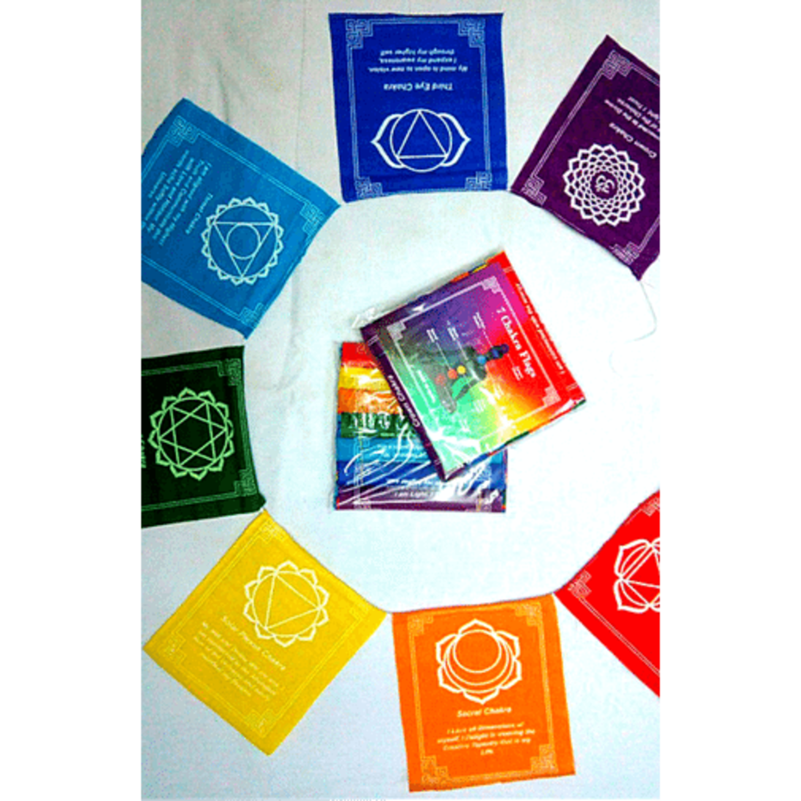 Ganesh Himal Colorful Chakra Prayer Flags