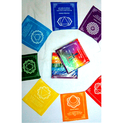 Ganesh Himal Colorful Chakra Prayer Flags