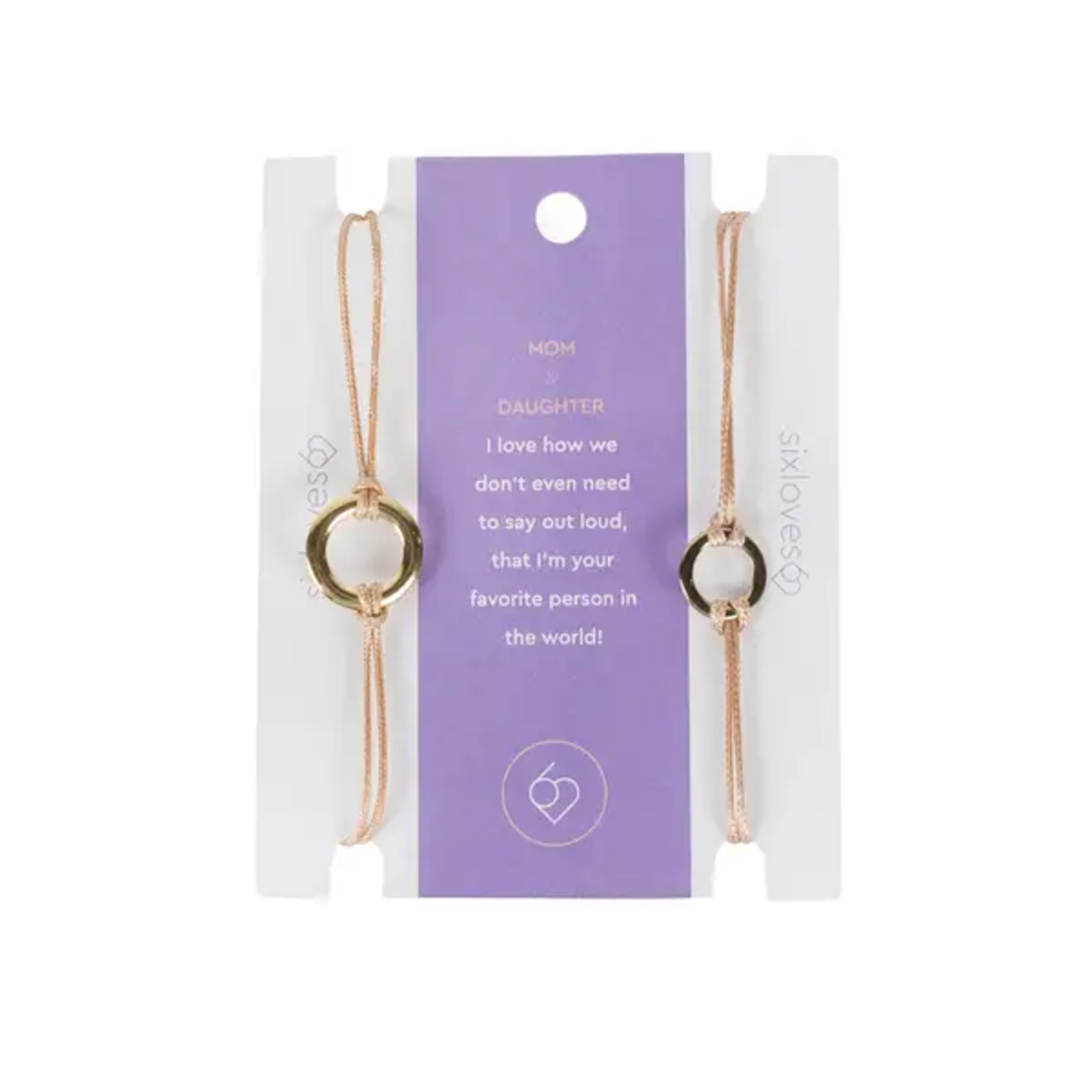 Ten Thousand Villages Mother and Daughter Bracelet Set