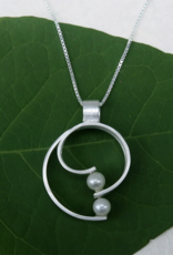 Women's Peace Collection Kereng Pearl Sterling Necklace