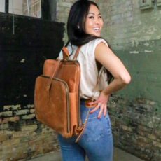 Fair Anita Voyager Leather Backpack