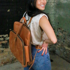 Fair Anita Voyager Leather Backpack