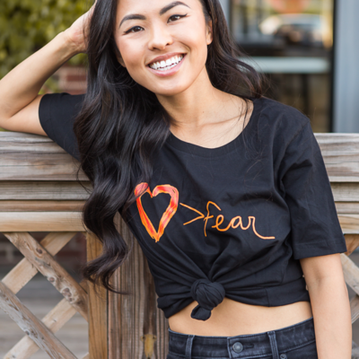 Fair Anita Love is Greater than Fear Women's Tee