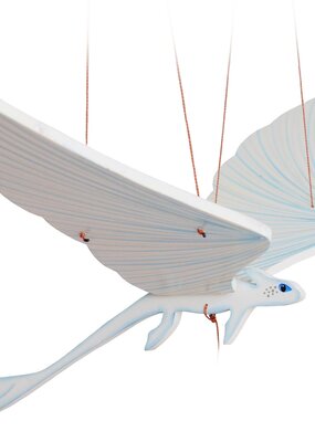 Tulia's Artisan Gallery Flying Mobile: White Dragon