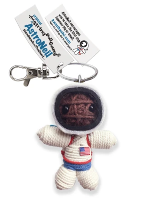 Kamibashi Astronaut Brown String Doll Keychain