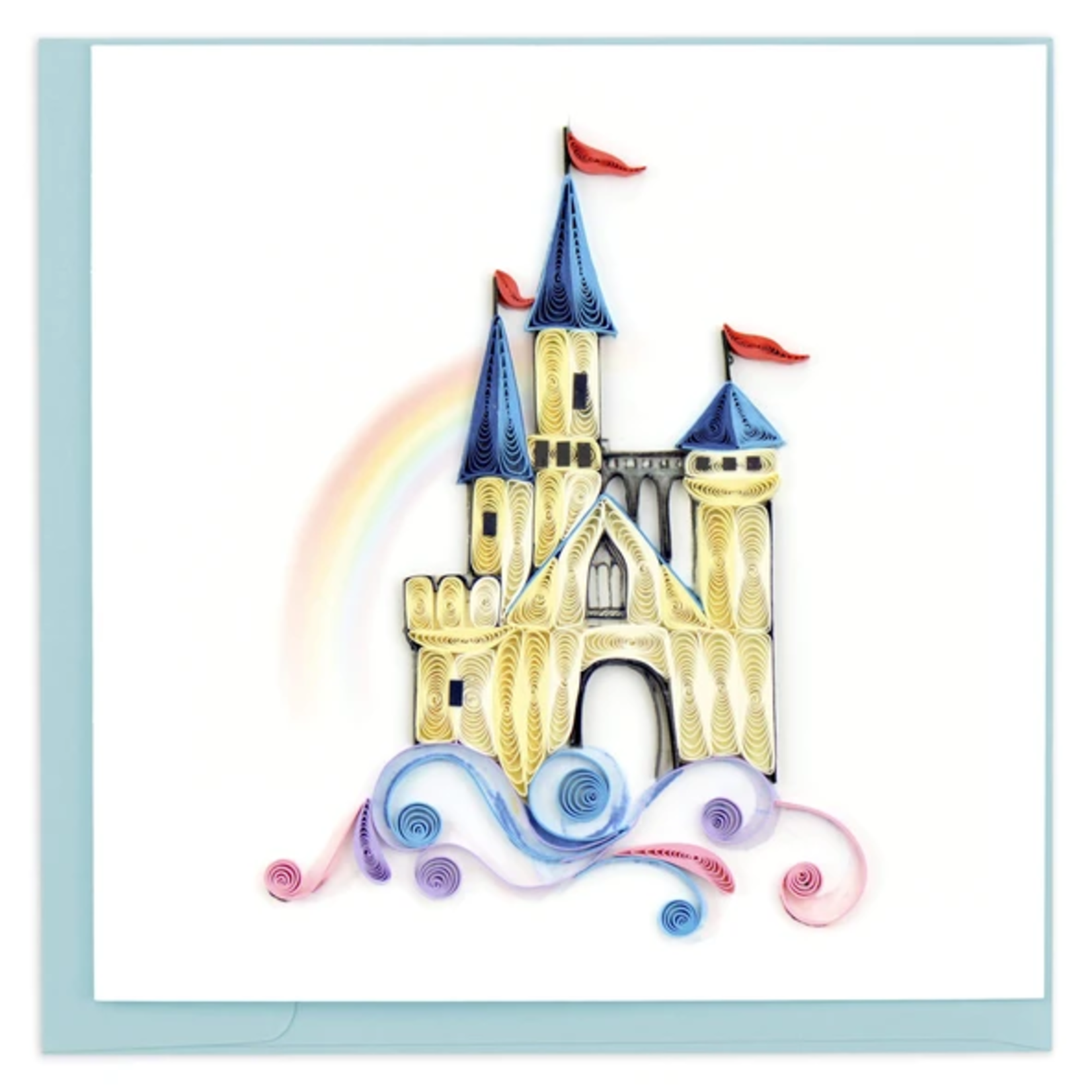 Quilling Card Castle in the Clouds Quilled Card