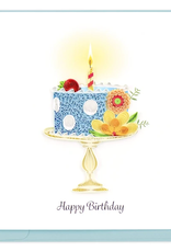 Quilling Card Whimsical Birthday Cake Quilled Card