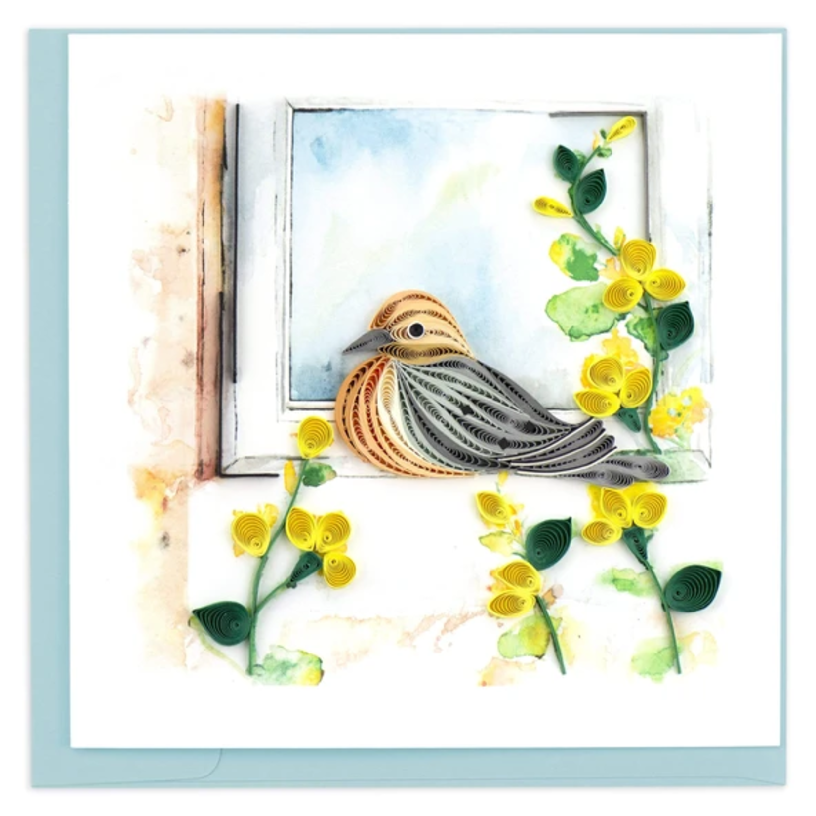 Quilling Card Mourning Dove Quilled Card